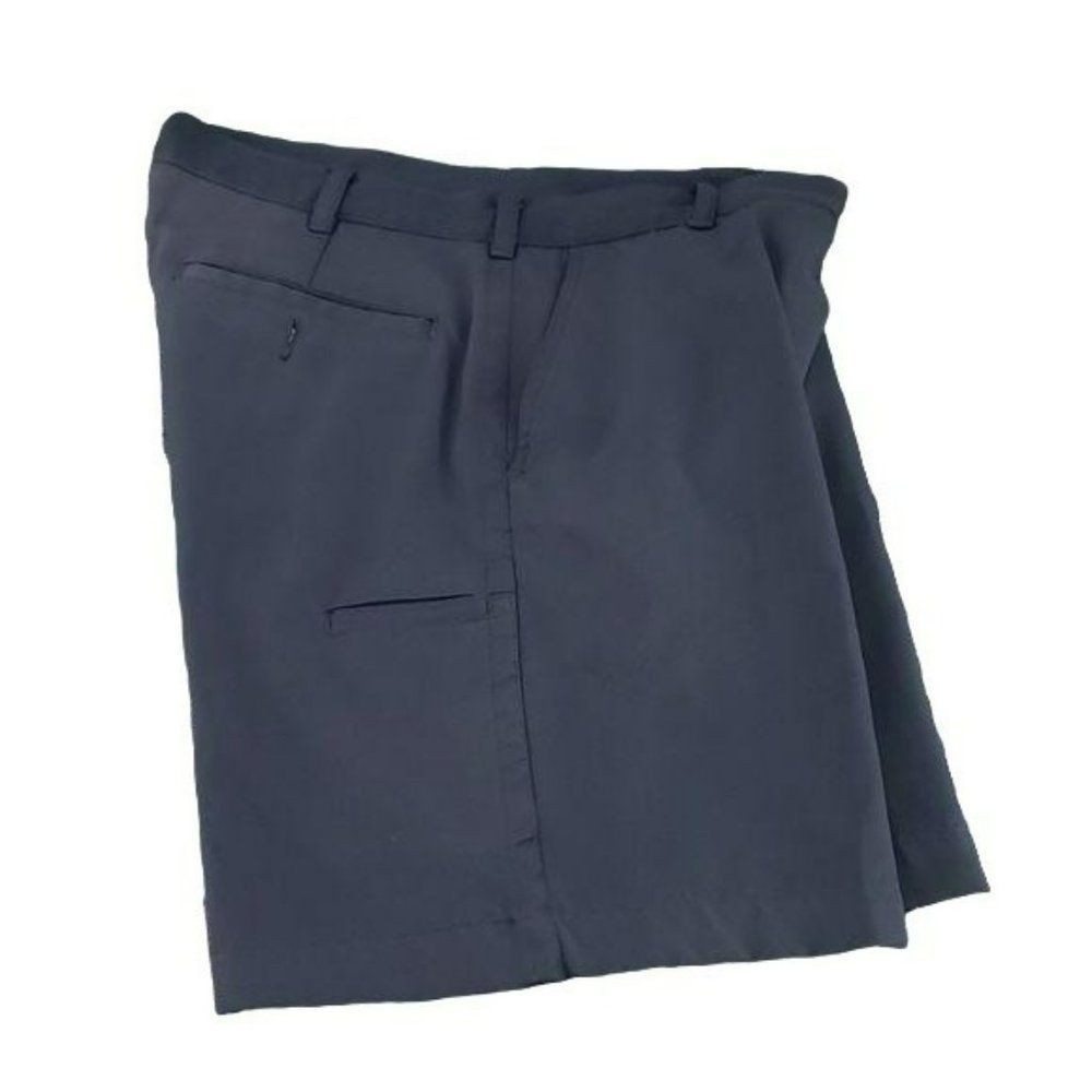 PGA Tour Men's Navy Blue‎ Golf Athletic Flat Front Shorts Size 34